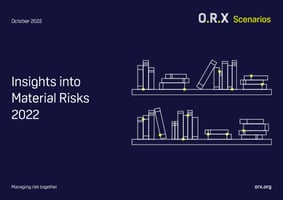 ORX Scenarios Insights into Material Risks 2022 report cover